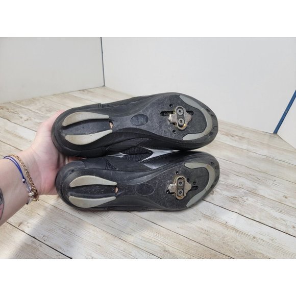 Forte Men Black Bike Cycling Shoes Medium Cleats Size EU 39, US Size 6.5 - Picture 9 of 11